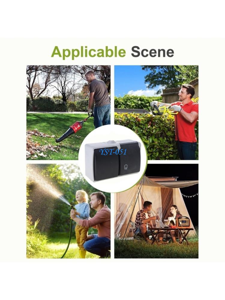 Outdoor Power Outlet Install - E15A Waterproof Outlet with Cover Outdoor