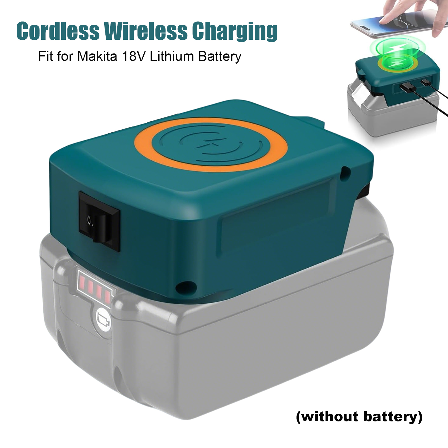 Outdoor Power Inc - NEW Wireless Phone Charger For Makita