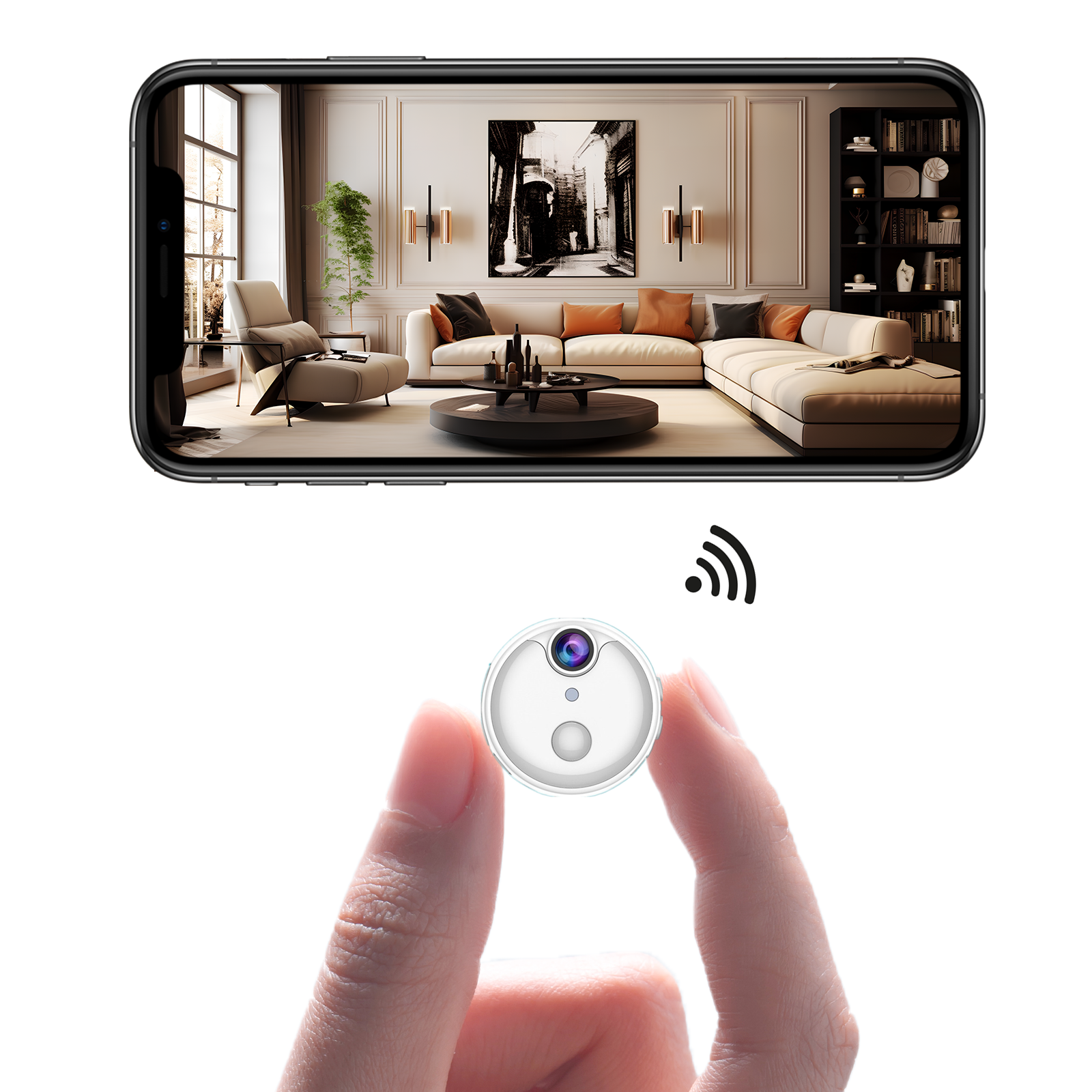 Outdoor Power Blinds - Wireless Camera for Mobile Phone Remote
