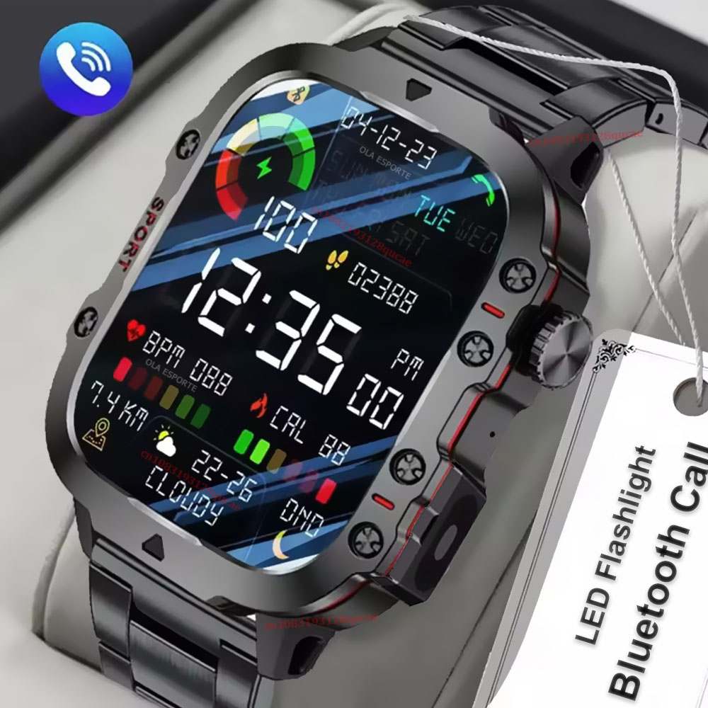 Outdoor Power Hours - 2026 New Military Smart Watch Men