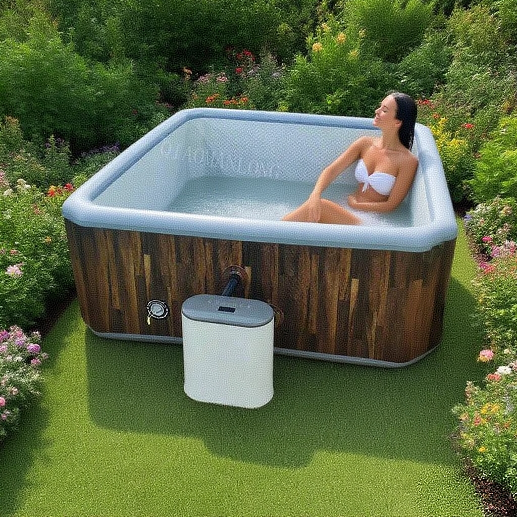 Outdoor Power For Hot Tub - Wholesale Price Inflatable Square Hot Tub