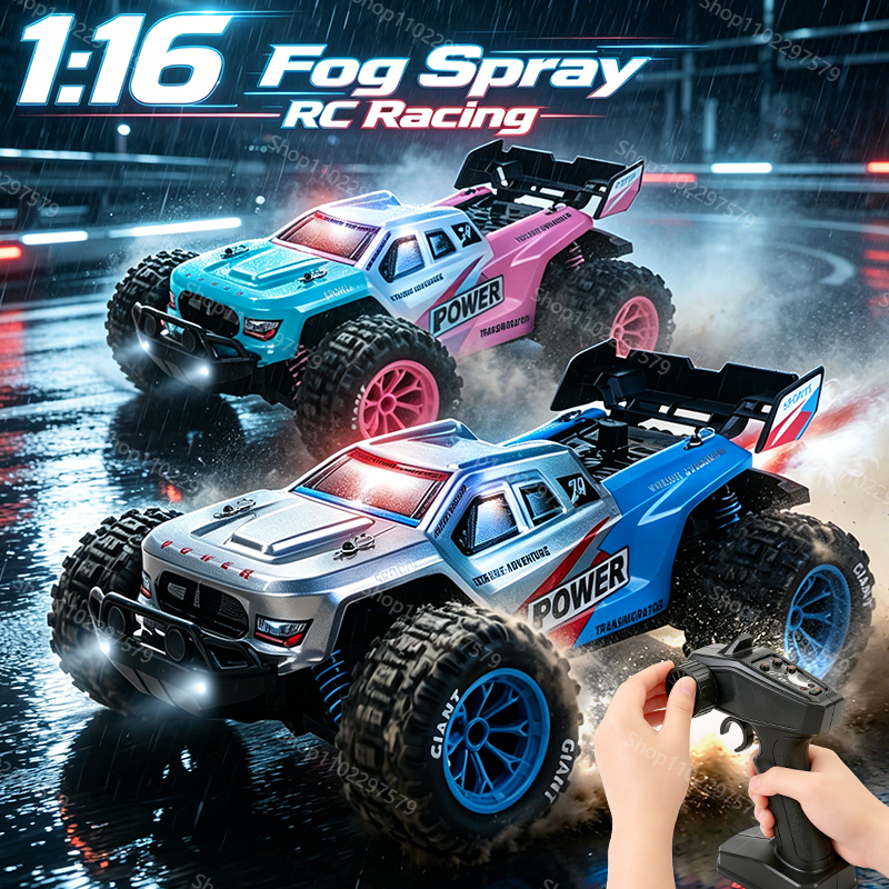 Outdoor Power New Roads - New 1:16 Spray RC Cars Buggy