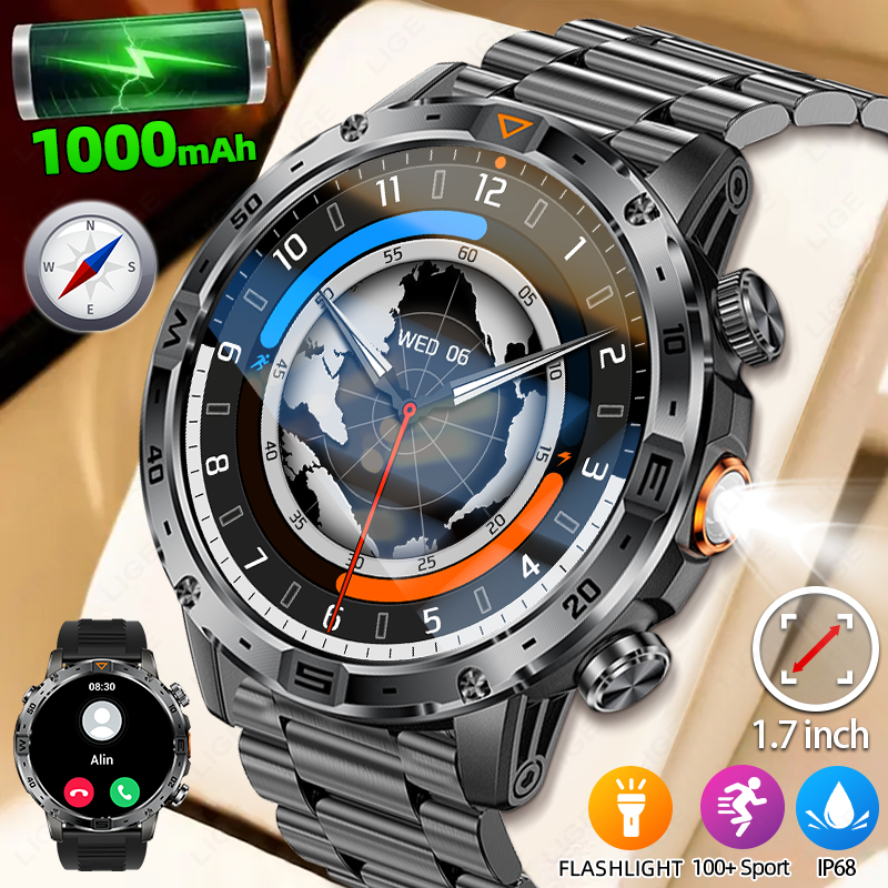 Outdoor Power Hours - LIGE New Military Outdoor Sport Smart