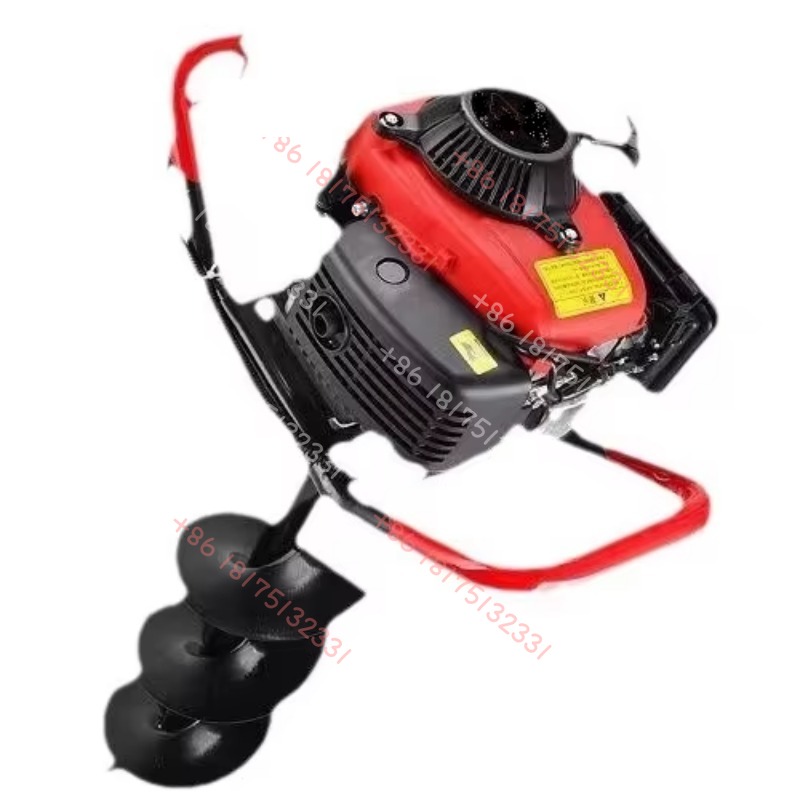 Outdoor Power And Plant - Four-Stroke Single-Wheel Double-Person High-Power Ground Drill