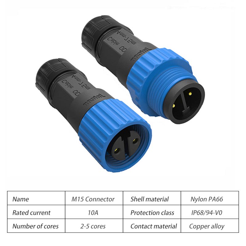 Waterproof M15 2 3 Pin Connect - Outdoor Power And Plant ulasan dan harga