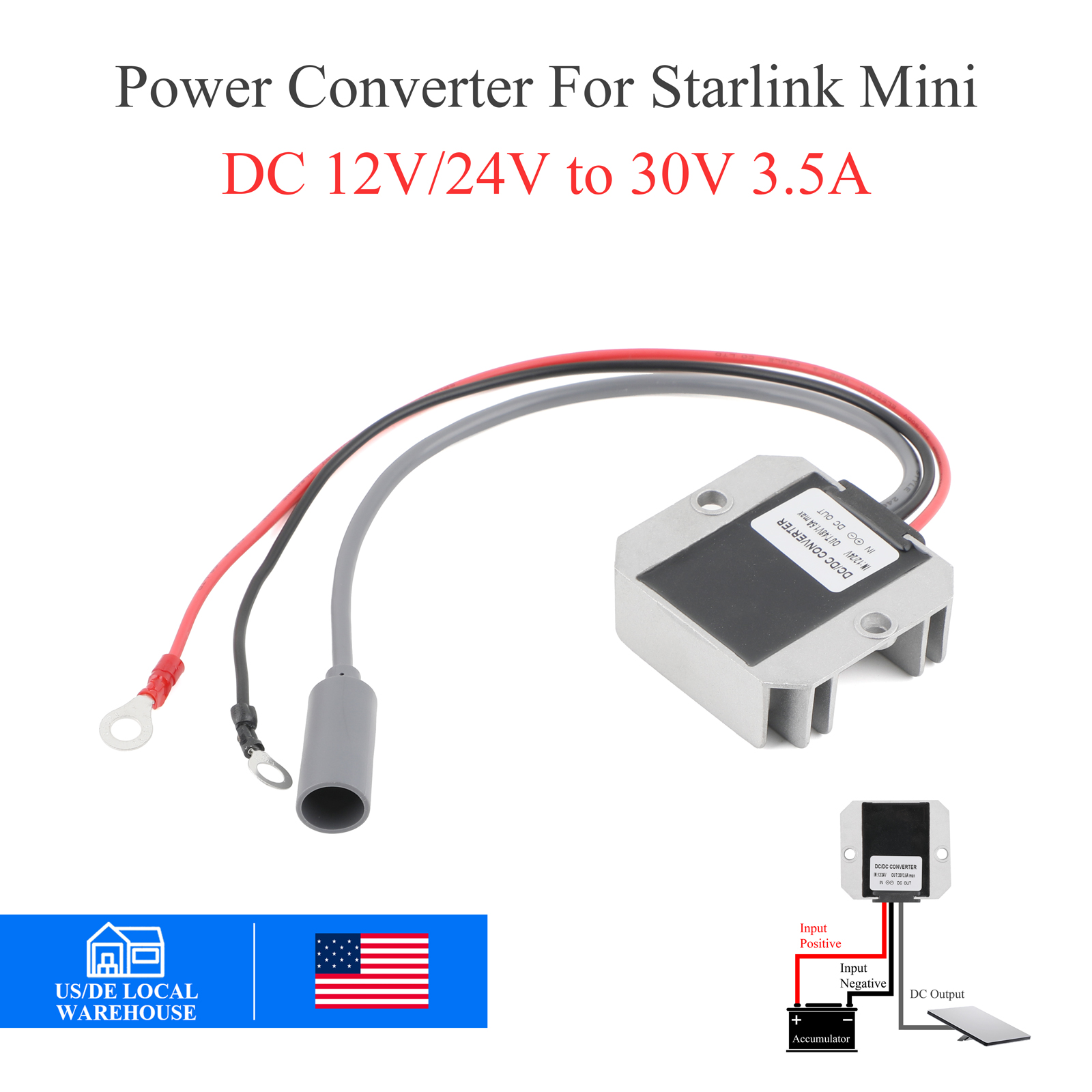 US 12V 24V to 30V 3.5A DC Step - Outdoor Power Block ulasan dan harga