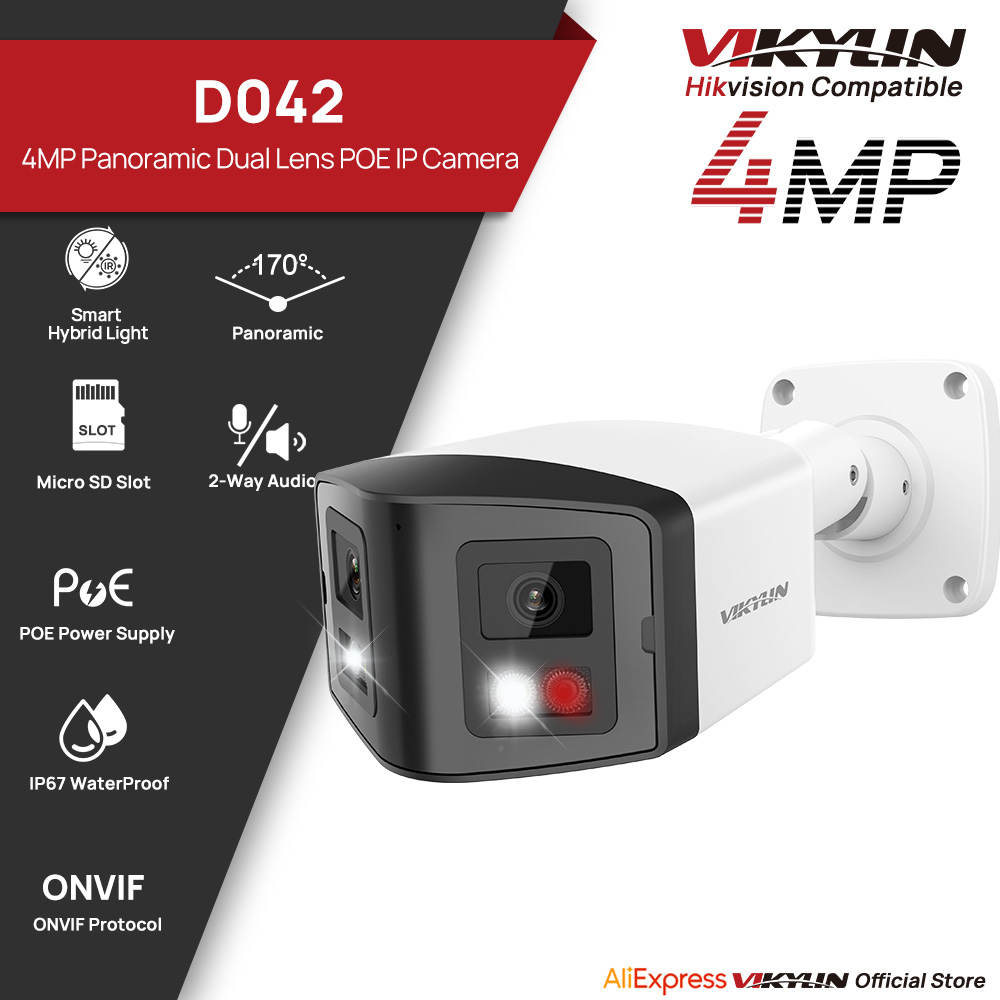 VIKYLIN 170° Panoramic Securit - Outdoor Power G Motion ulasan dan harga