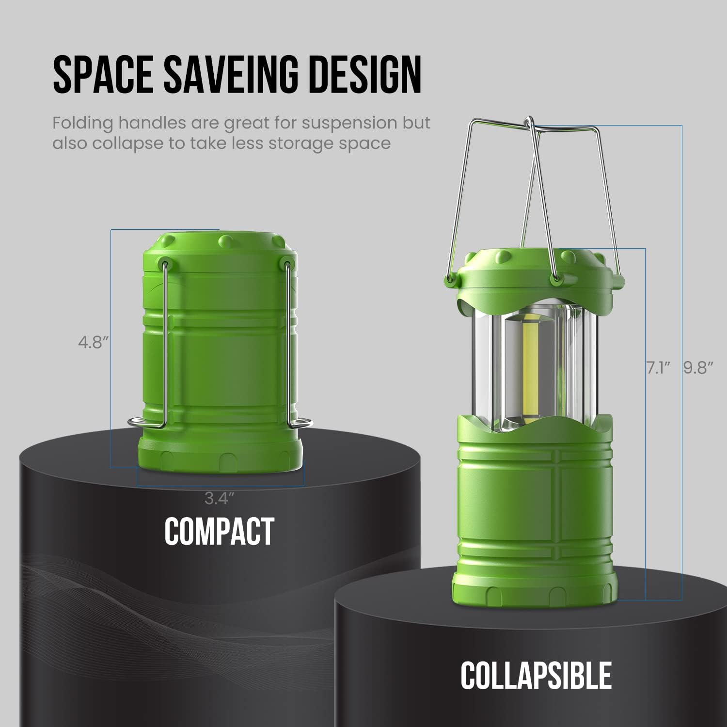 4-Pack LED Camping Lantern, Po - Outdoor Power Products ulasan dan harga