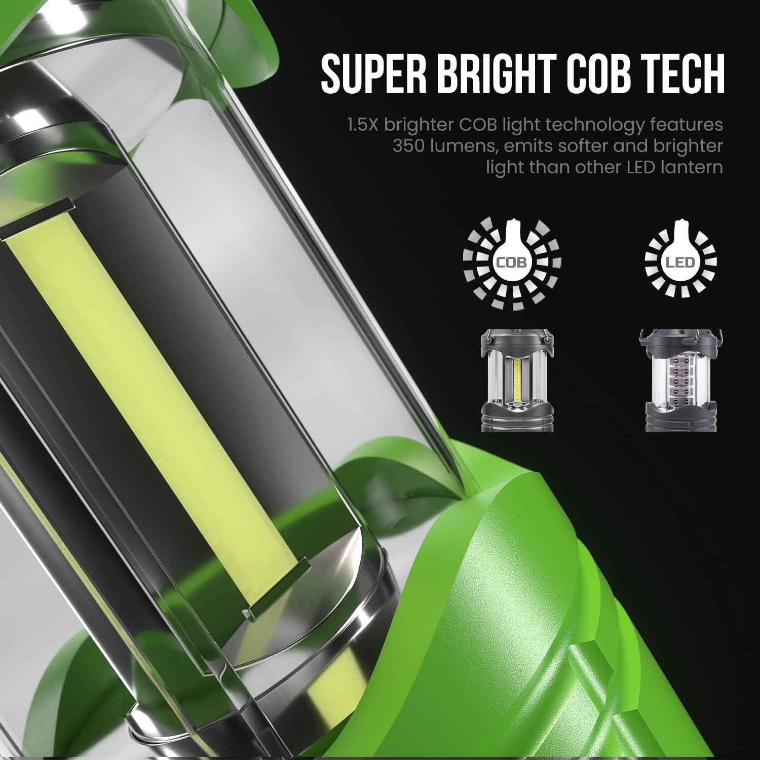 4-Pack LED Camping Lantern, Po - Outdoor Power Products ulasan dan harga