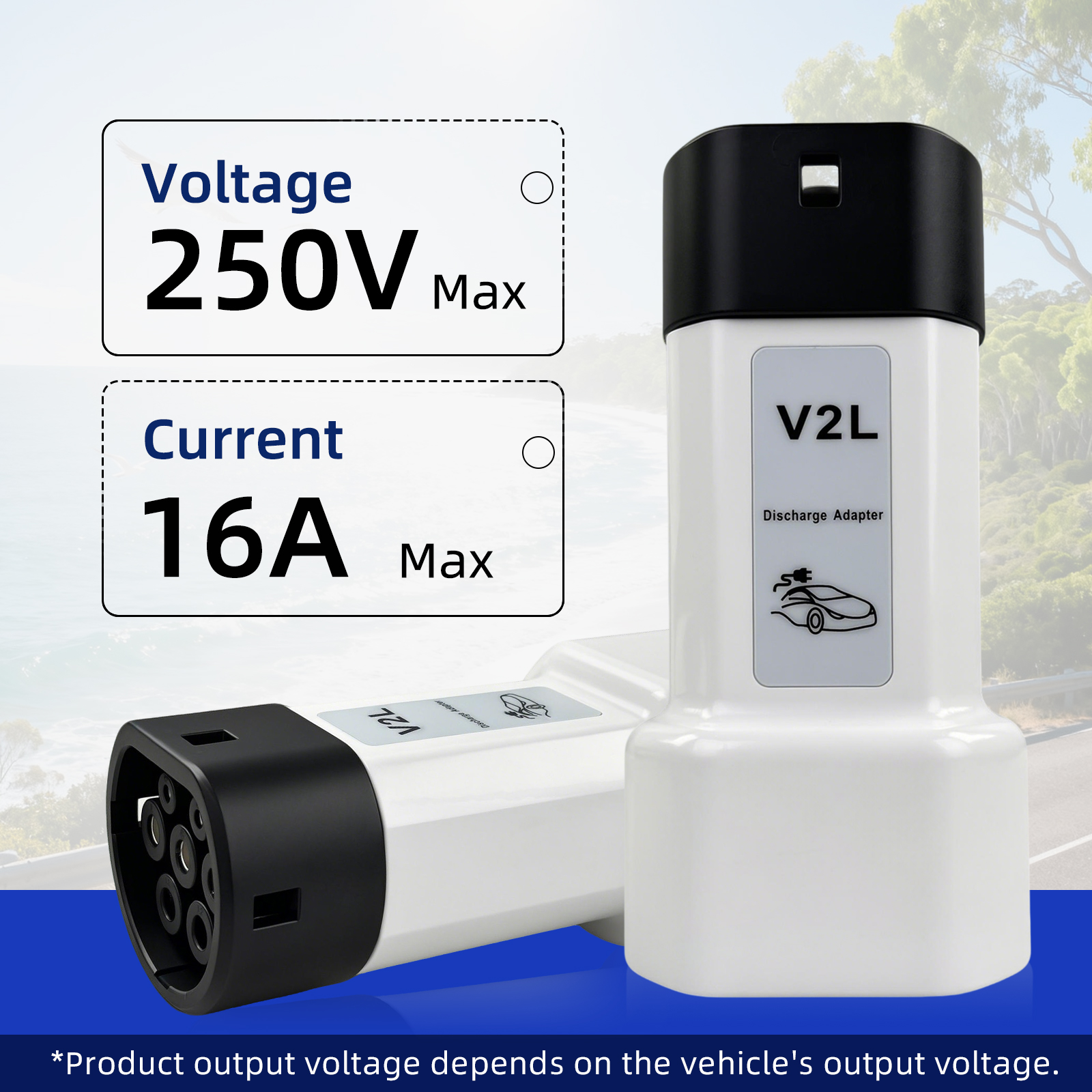 EVqiaoyi 16A Type2 V2L Dischar - Outdoor Power Inc ulasan dan harga