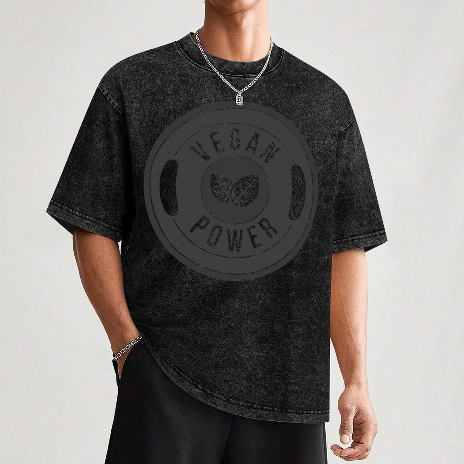 Vegan power barbell T-Shirt Su - Outdoor Power Block ulasan dan harga