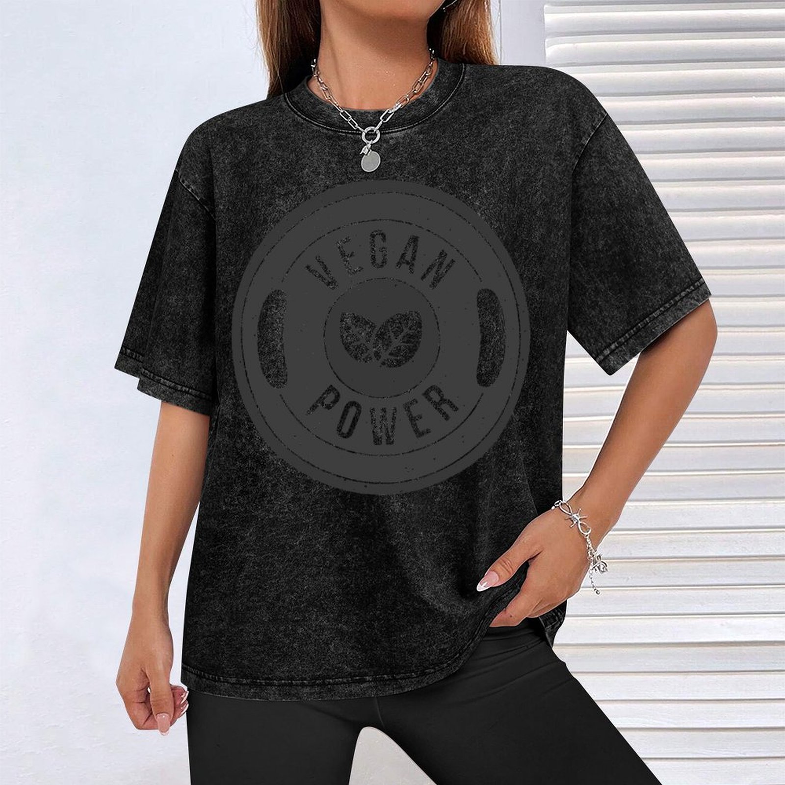 Vegan power barbell T-Shirt Su - Outdoor Power Block ulasan dan harga
