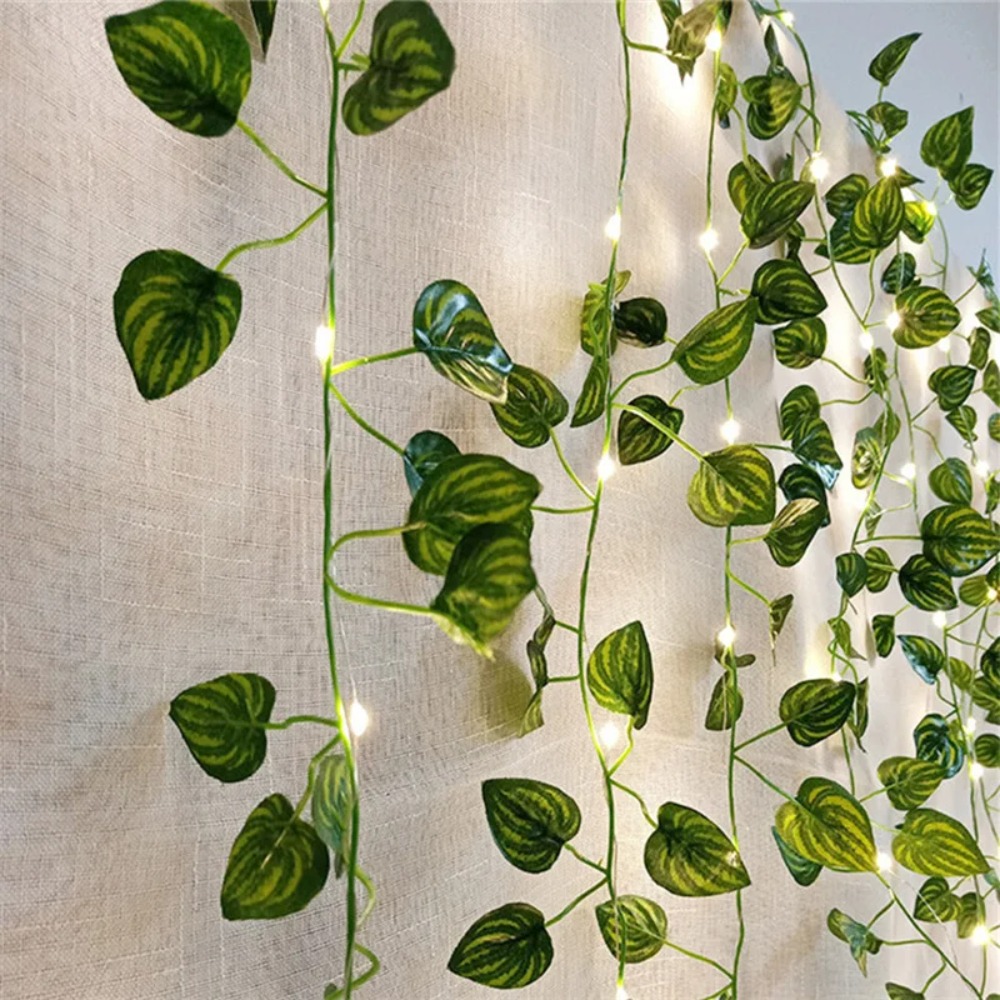 LED Artificial Leaf Plants Lig - Outdoor Power And Plant ulasan dan harga