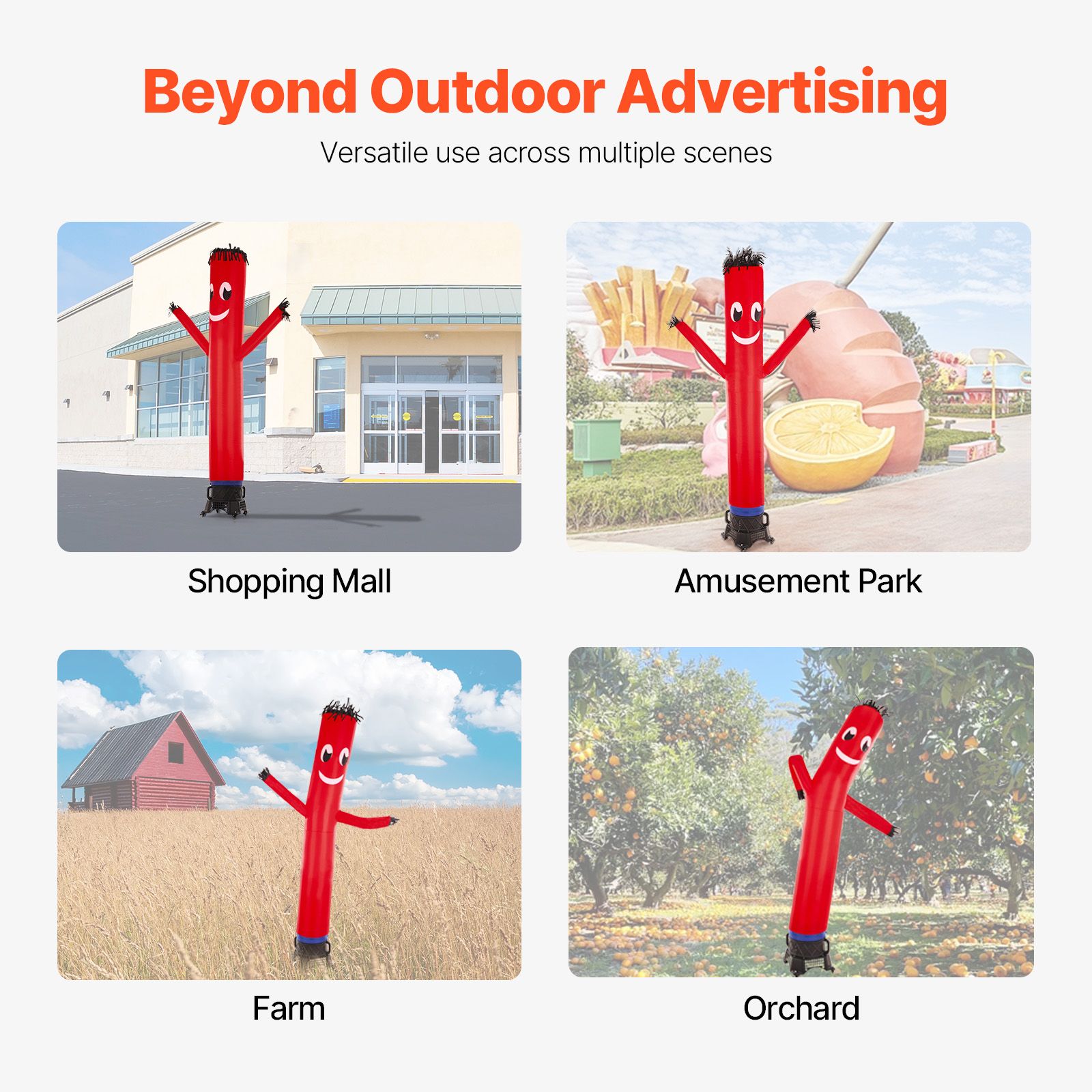 Inflatable Tube Man Set, 10 ft - Outdoor Power Wheels ulasan dan harga