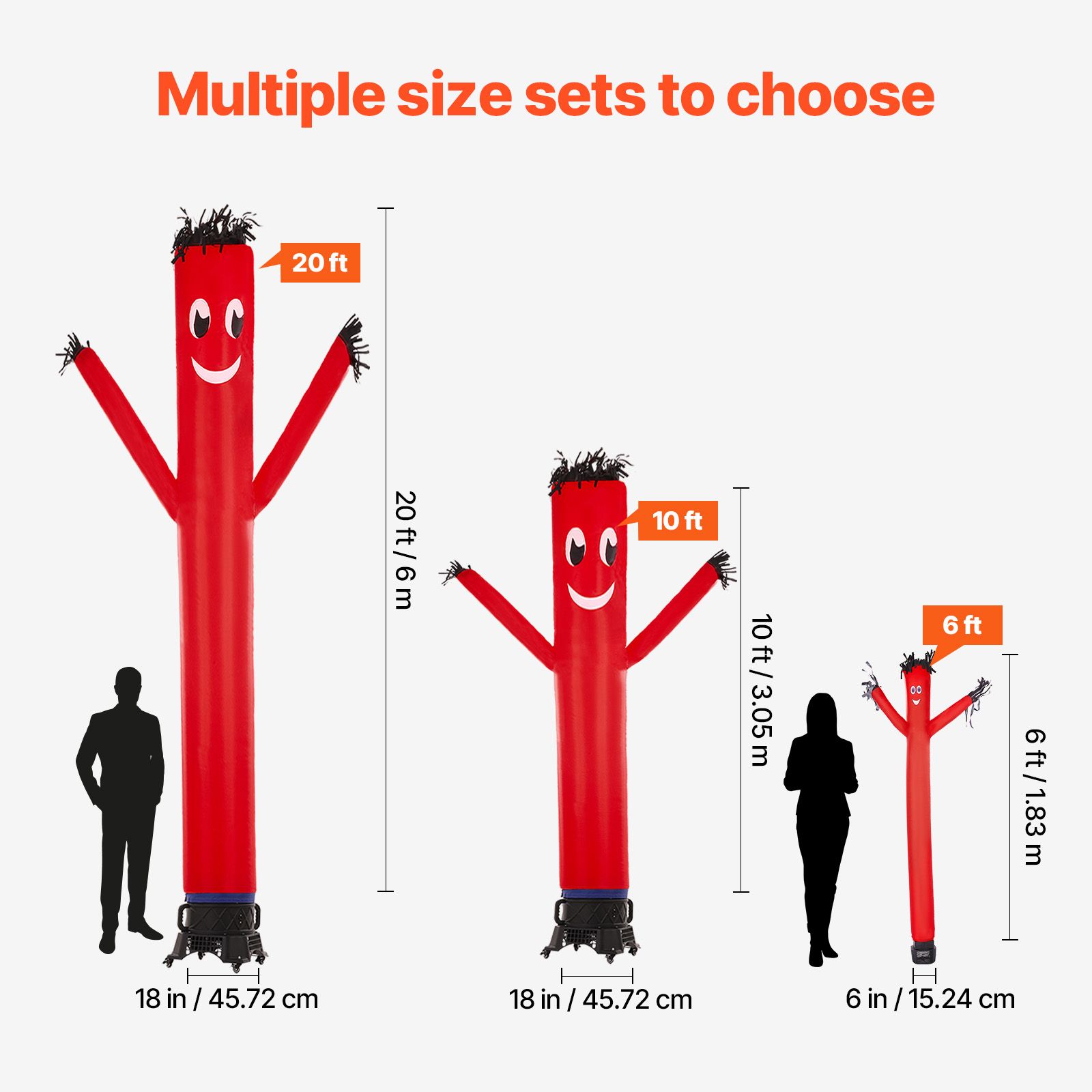 Inflatable Tube Man Set, 10 ft - Outdoor Power Wheels ulasan dan harga