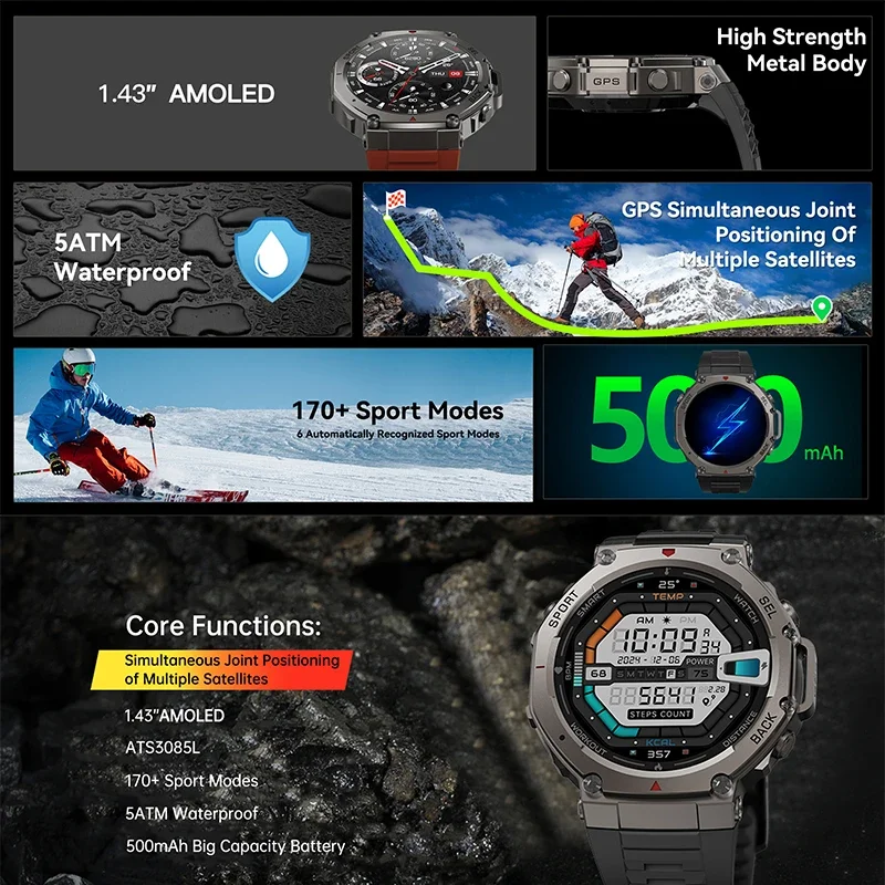 2026 New Military DM58 GPS Sma - Outdoor Power Hours ulasan dan harga