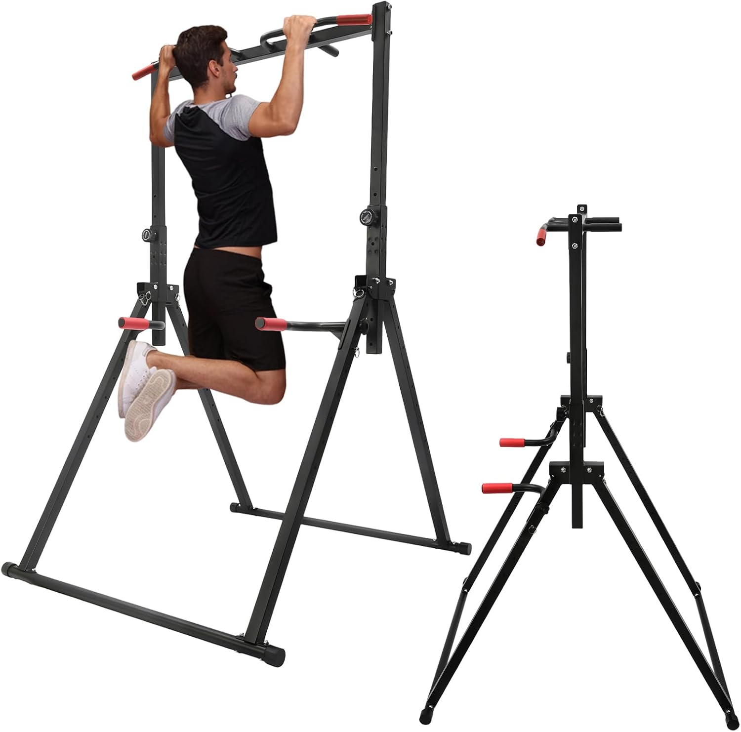 Foldable Power Tower Dip Stati - Outdoor Power Tower Pull Up Bar ulasan dan harga