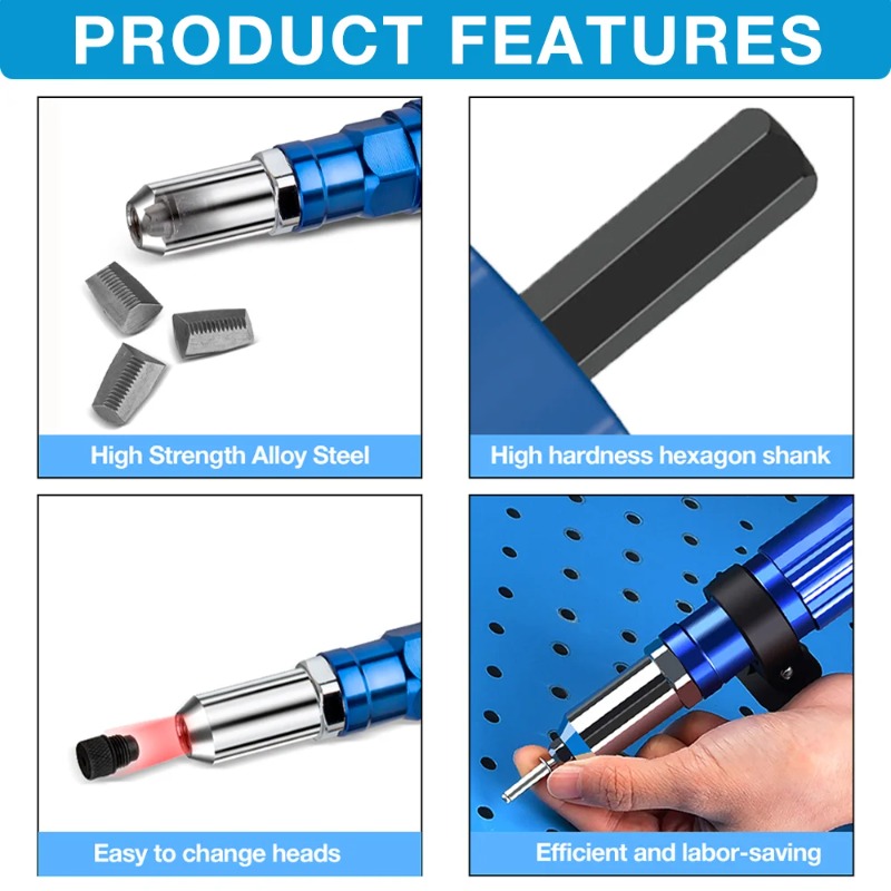 Aluminum Alloy Riveting Gun Ad - Outdoor Power Blinds ulasan dan harga