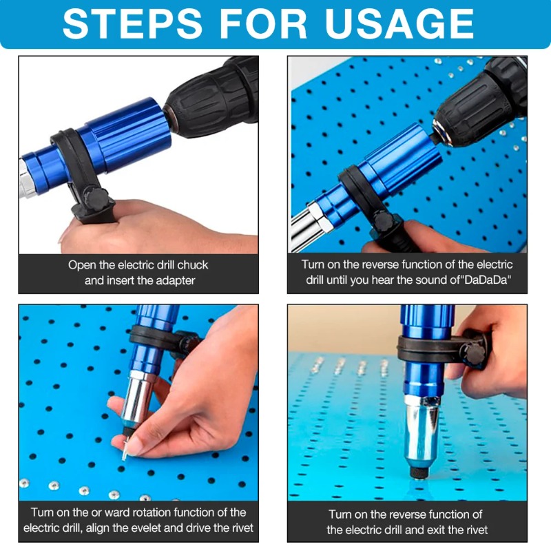 Aluminum Alloy Riveting Gun Ad - Outdoor Power Blinds ulasan dan harga