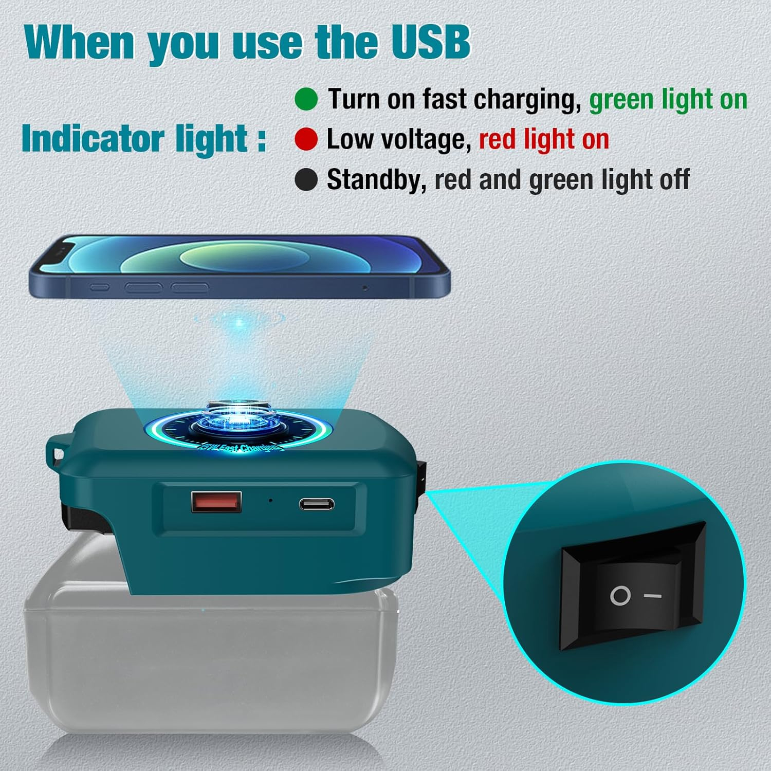 NEW Wireless Phone Charger For - Outdoor Power Inc ulasan dan harga