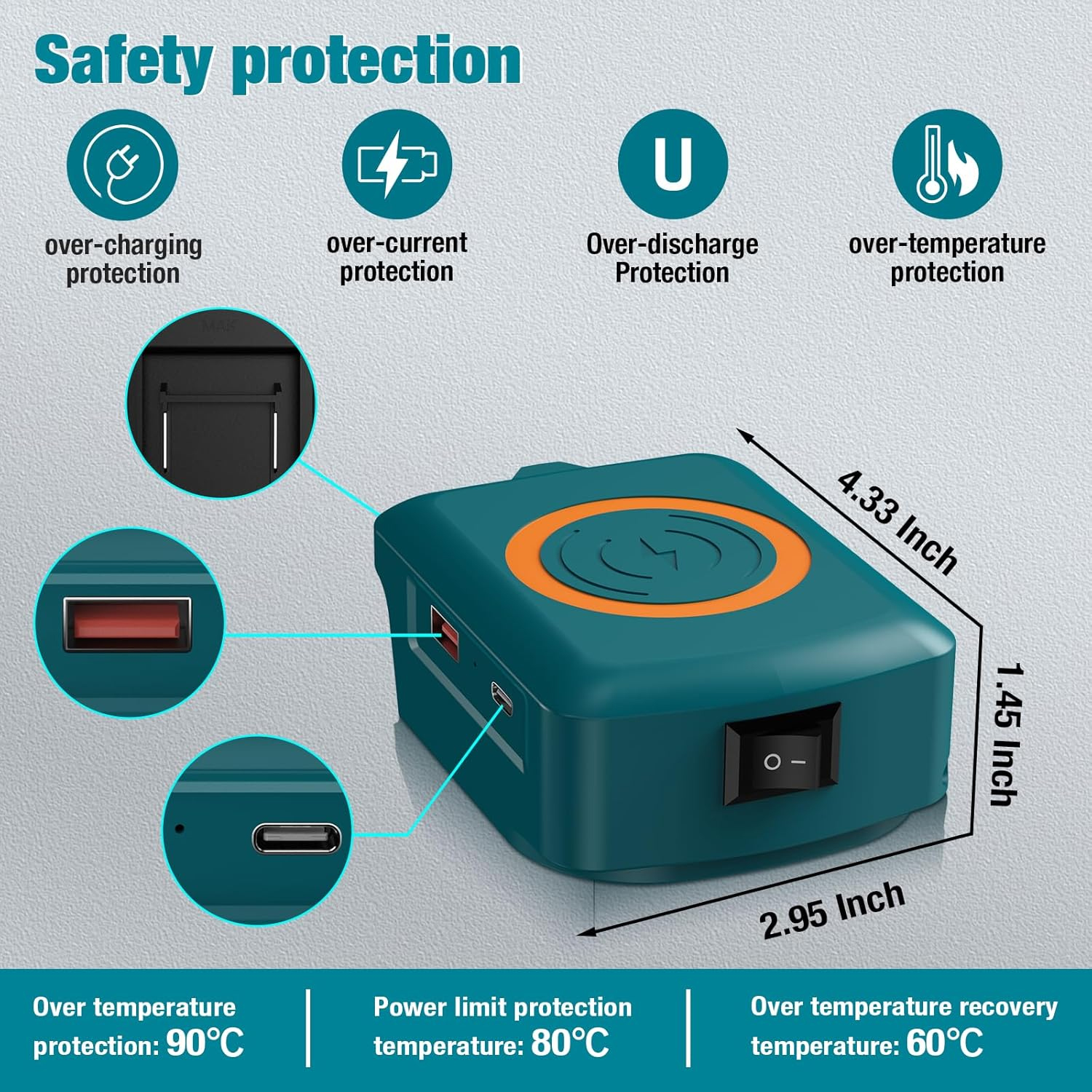 NEW Wireless Phone Charger For - Outdoor Power Inc ulasan dan harga
