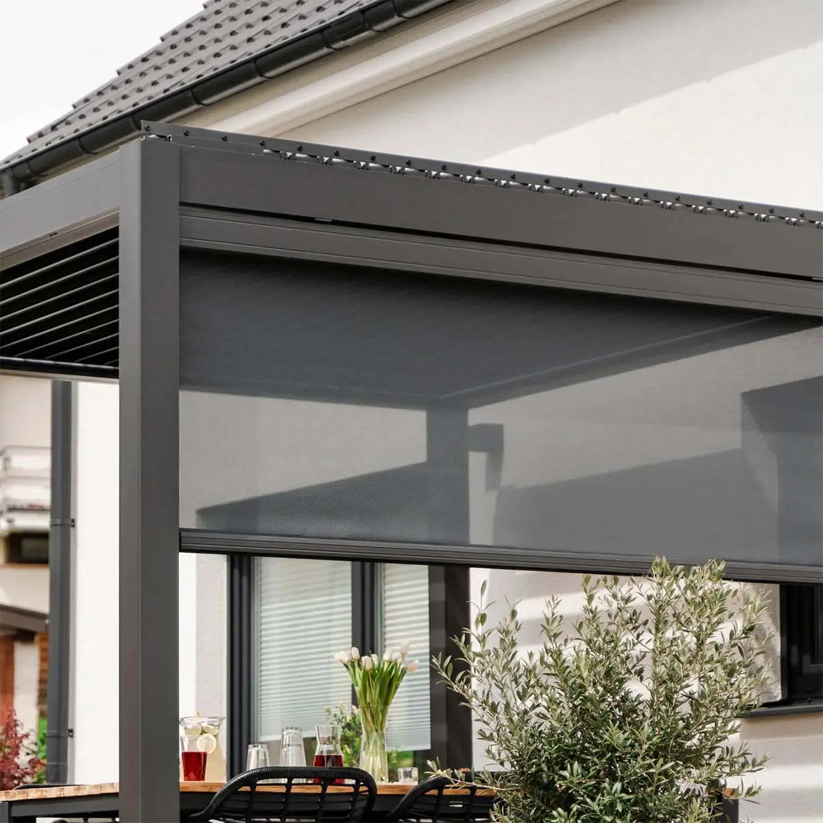 Smart Blackout Outdoor Windpro - Outdoor Power Blinds ulasan dan harga