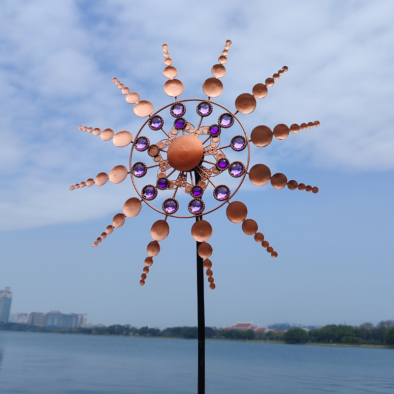 Sunflower Iron Windmill Spinne - Outdoor Power And Plant ulasan dan harga