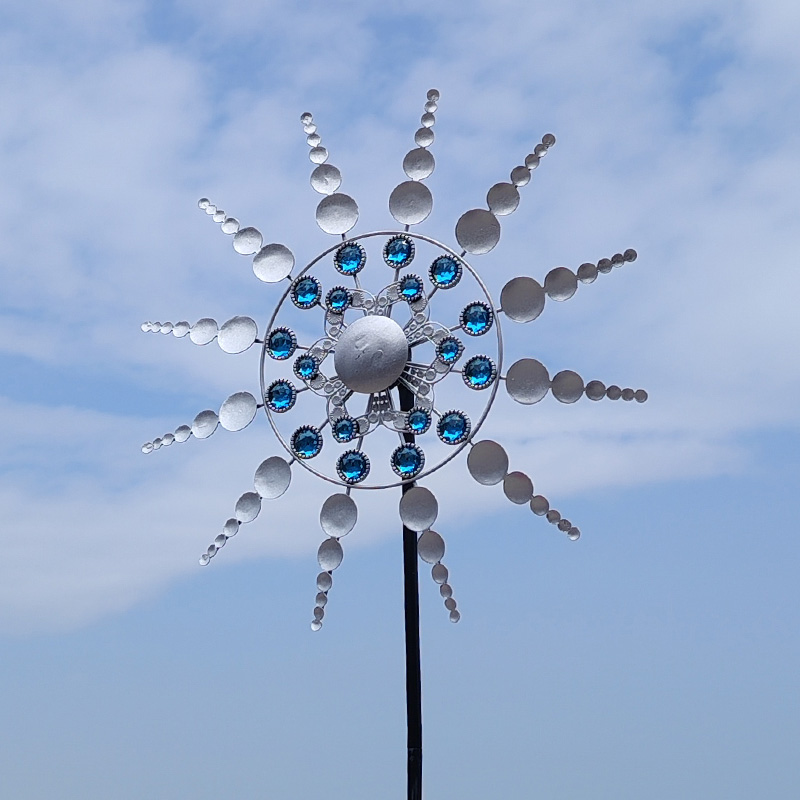 Sunflower Iron Windmill Spinne - Outdoor Power And Plant ulasan dan harga