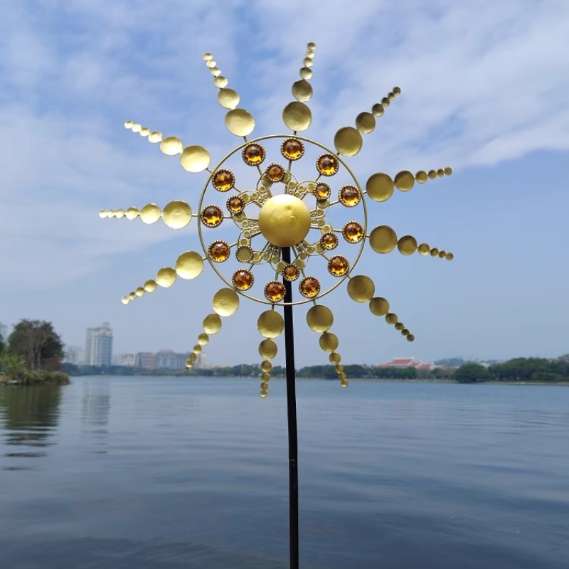 Sunflower Iron Windmill Spinne - Outdoor Power And Plant ulasan dan harga