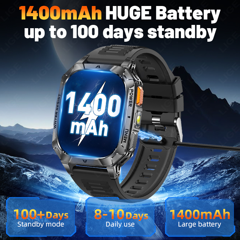 2026 New Men Outdoor Smart Wat - Outdoor Power Hours ulasan dan harga
