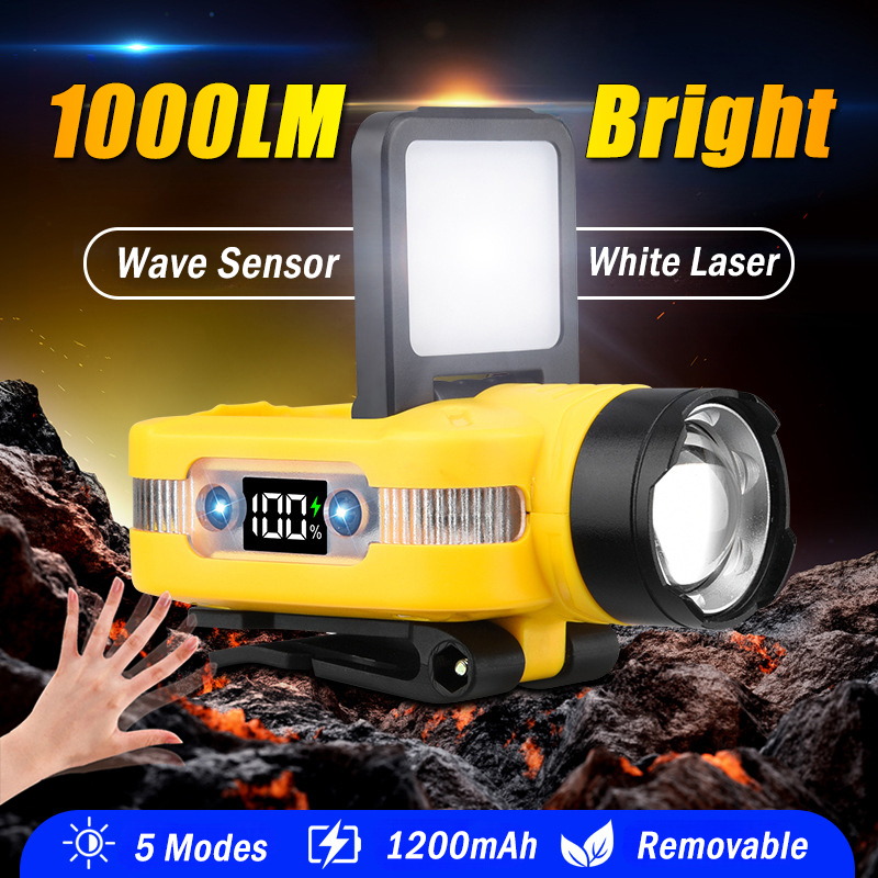 1000LM Sensor Headlamp USB C R - Outdoor Power Inc ulasan dan harga