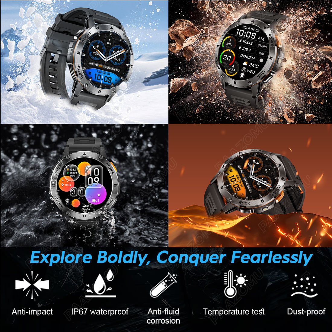 New Triathlon Sports Smart Wat - Outdoor Power Hours ulasan dan harga