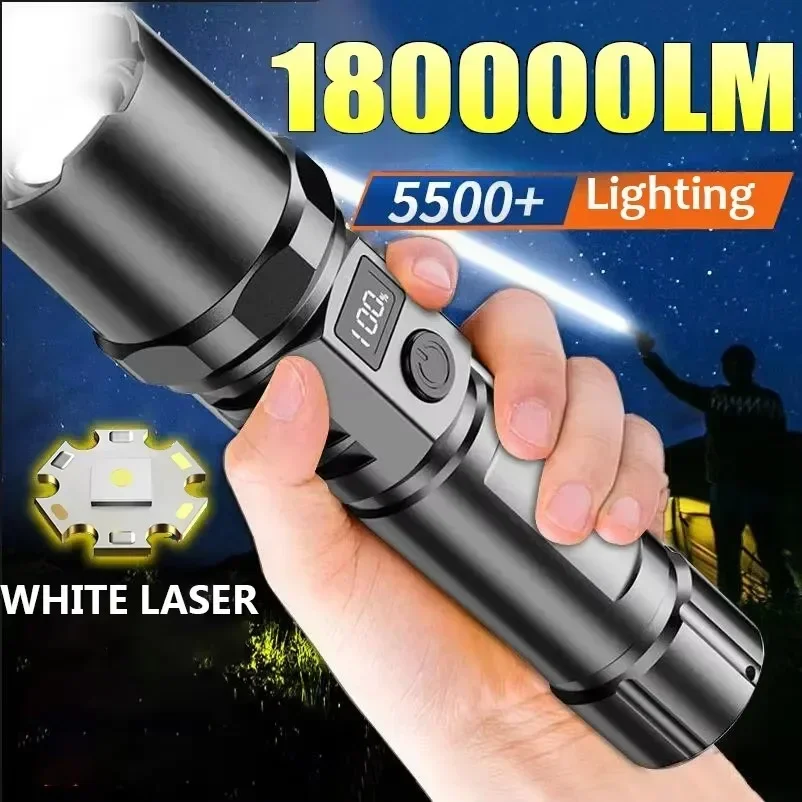 High Power LED Flashlight Long - Outdoor Power Inc ulasan dan harga