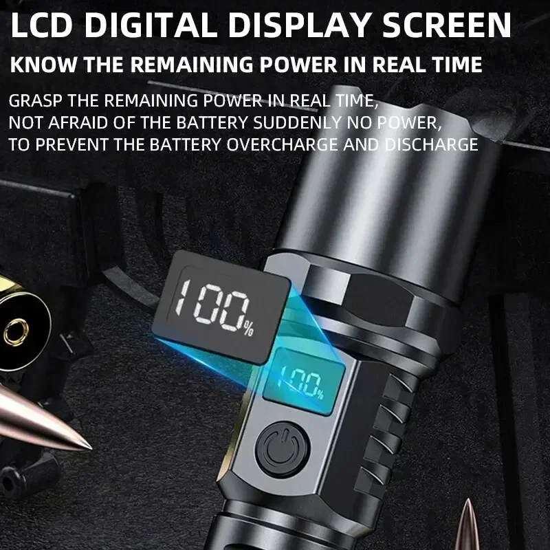 High Power LED Flashlight Long - Outdoor Power Inc ulasan dan harga