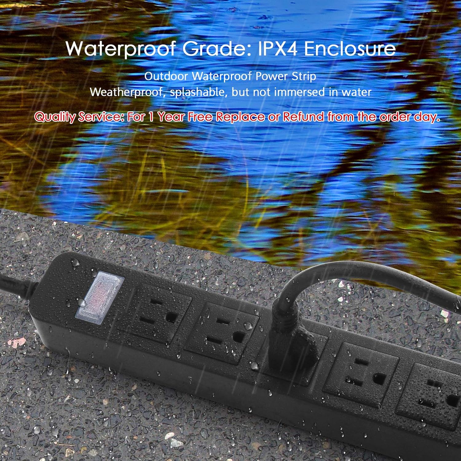 Outdoor Power Strip Waterproof - Outdoor Power Products ulasan dan harga