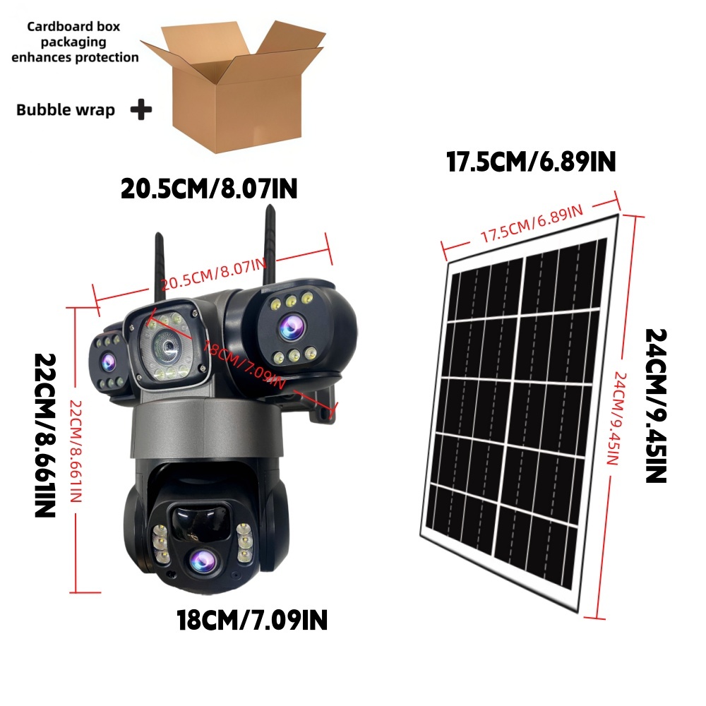 Solar-Powered Security Camera  - Outdoor Power G Motion ulasan dan harga