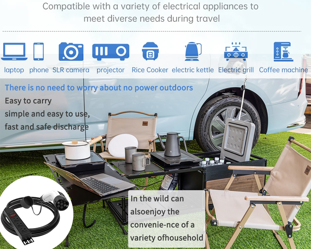 WUFEN Portable Type 2 V2L Cabl - Outdoor Power Inc ulasan dan harga