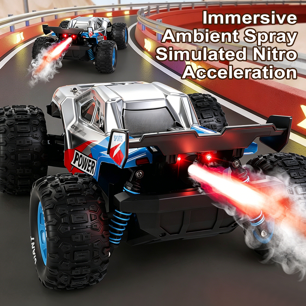 New 1:16 Spray RC Cars Buggy T - Outdoor Power New Roads ulasan dan harga