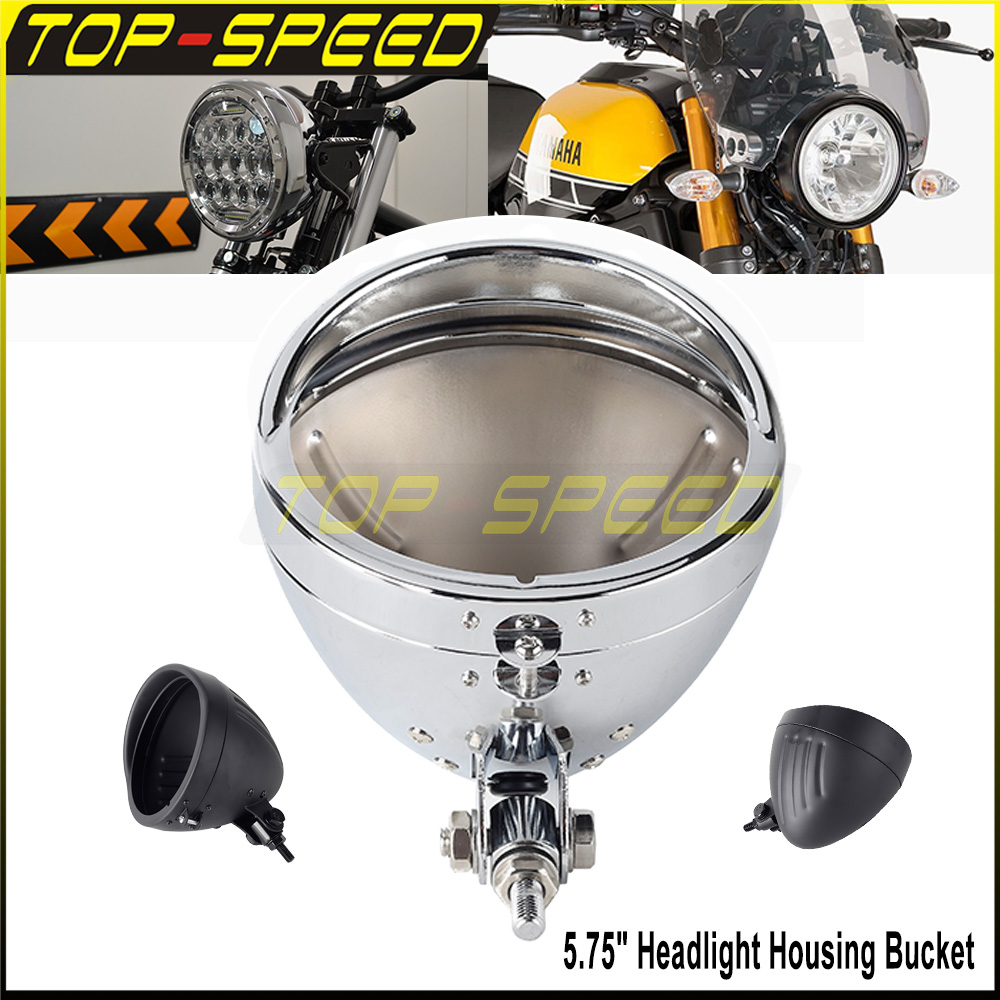 Black/Chrome Motorcycle Headla - Outdoor Power Products ulasan dan harga