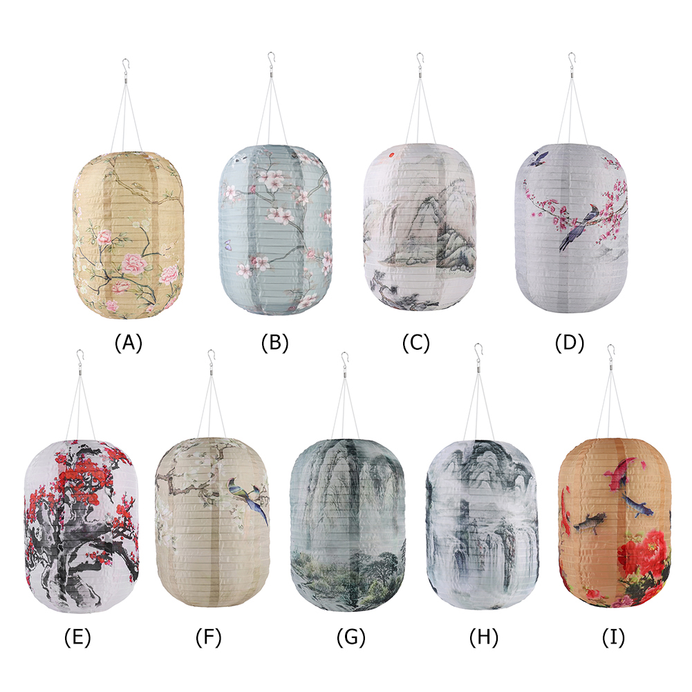 Solar Print Hanging Lantern IP - Outdoor Power Hours ulasan dan harga