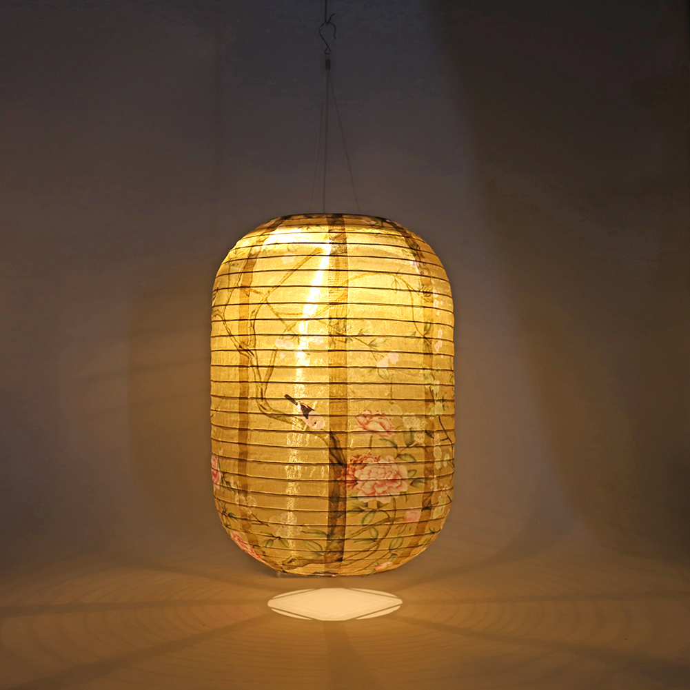 Solar Print Hanging Lantern IP - Outdoor Power Hours ulasan dan harga