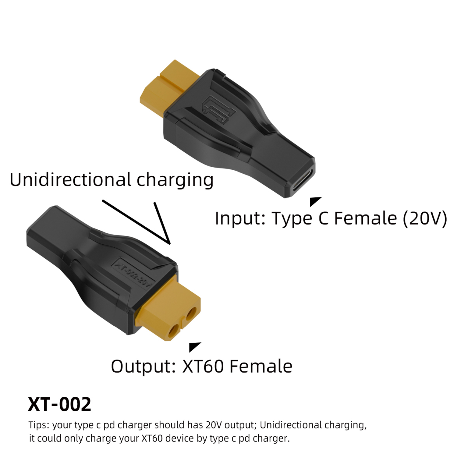 USB C to XT60 Adapter Converte - Outdoor Power Inc ulasan dan harga