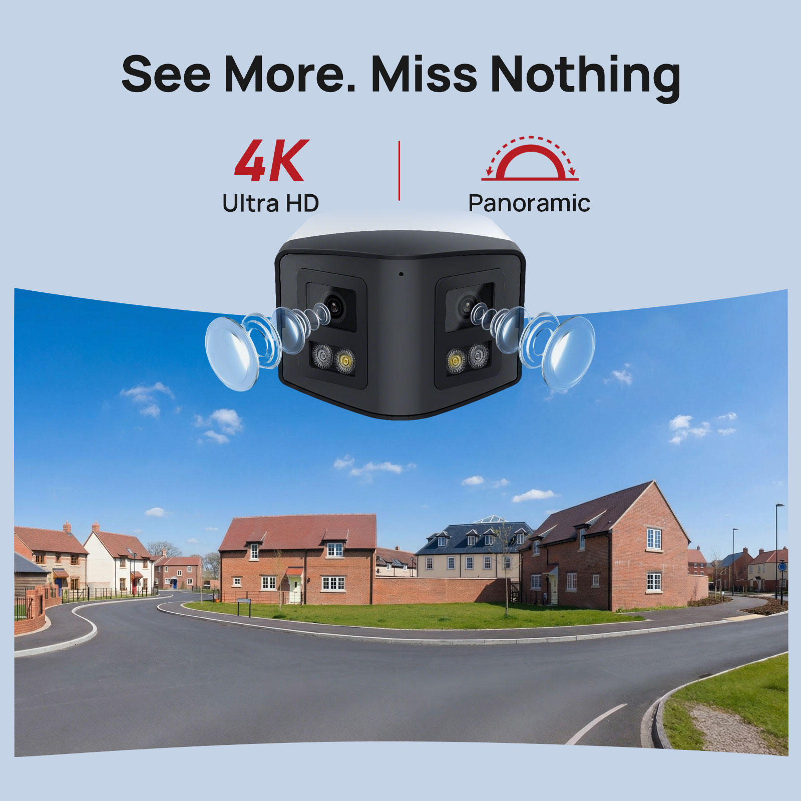 VIKYLIN 170° 4K 8mp Dual 2.8mm - Outdoor Power G Motion ulasan dan harga