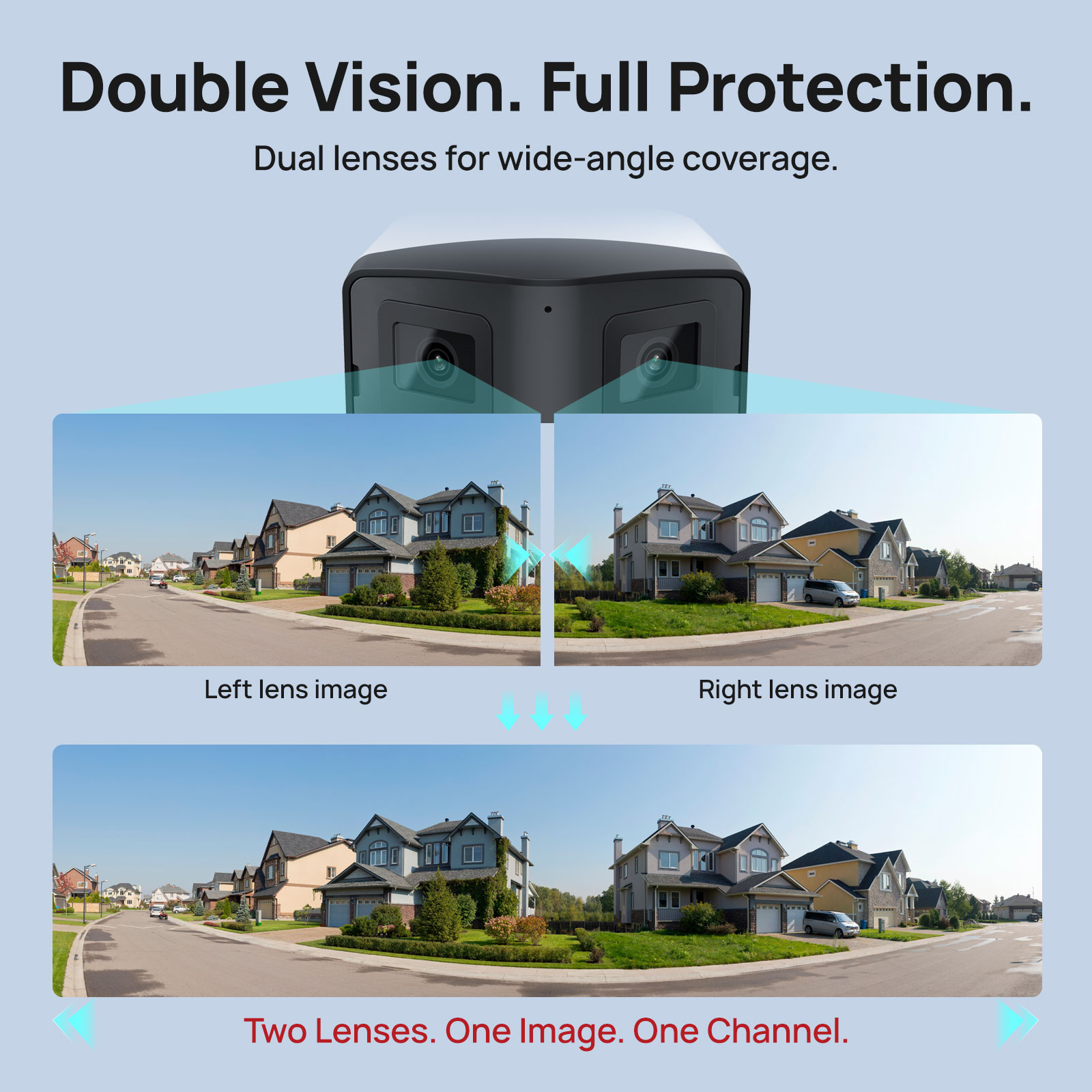 VIKYLIN 170° 4K 8mp Dual 2.8mm - Outdoor Power G Motion ulasan dan harga