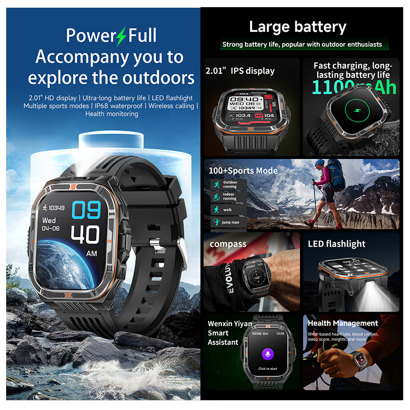 New 1100mAh Big Battery Smart  - Outdoor Power Hours ulasan dan harga