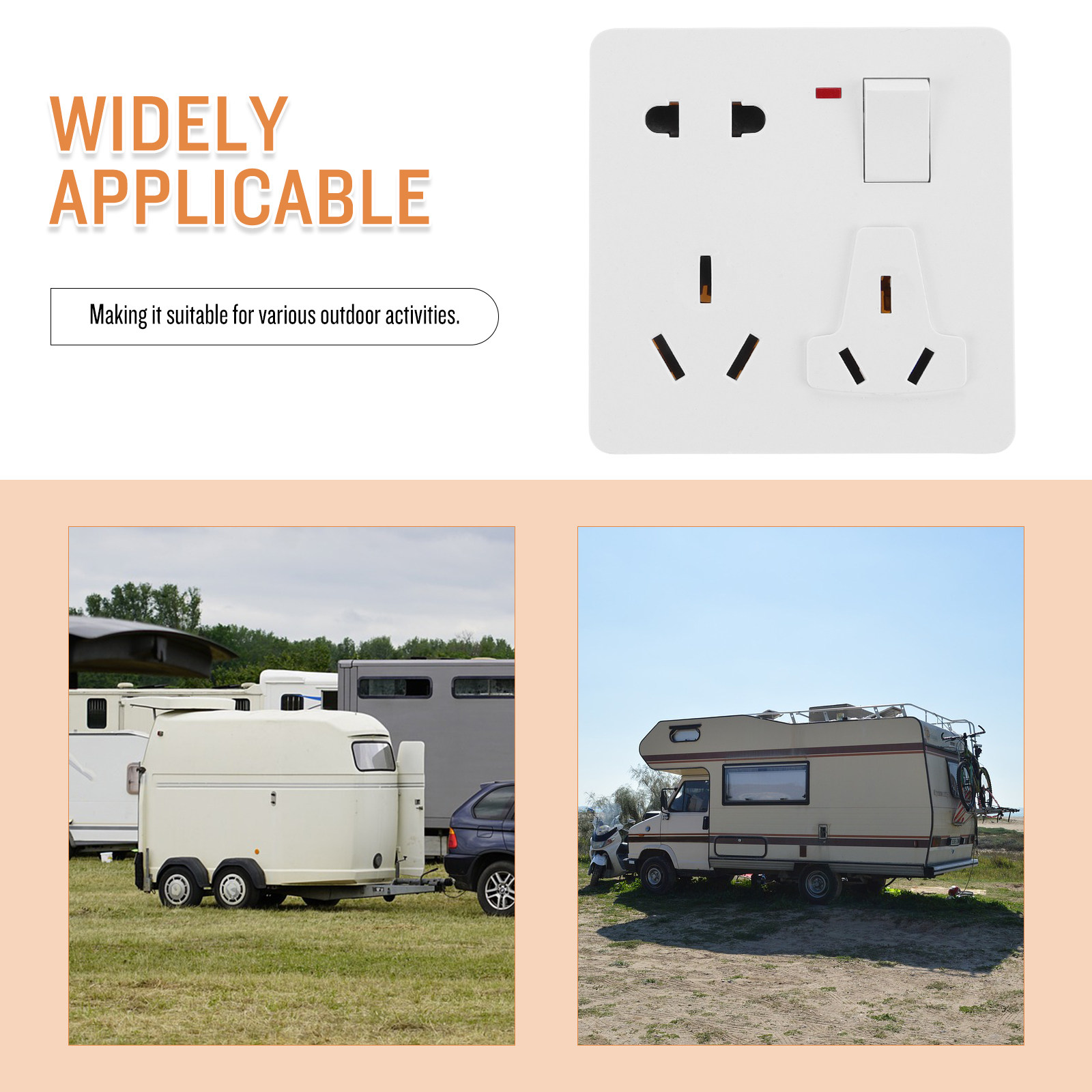 Rv Power Inlet Socket Box Mult - Outdoor Power Outlet Install ulasan dan harga